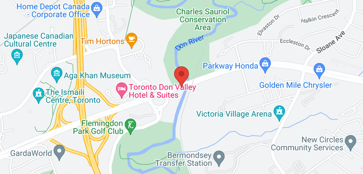map of 1471 EGLINTON AVE W